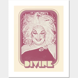 Divine / / Retro 80s Style Fan Art Posters and Art